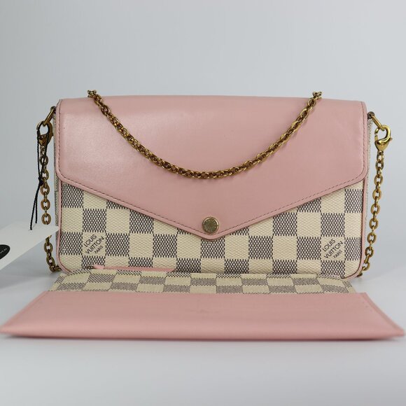 Louis Vuitton Felicie Pochette Damier and Leather - Picture 1 of 16